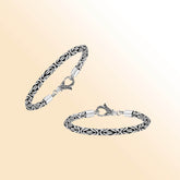 AB-1002-S-5MM-7.5 Sterling Silver Bracelet With Lobster Jewelry Bali Designs Inc